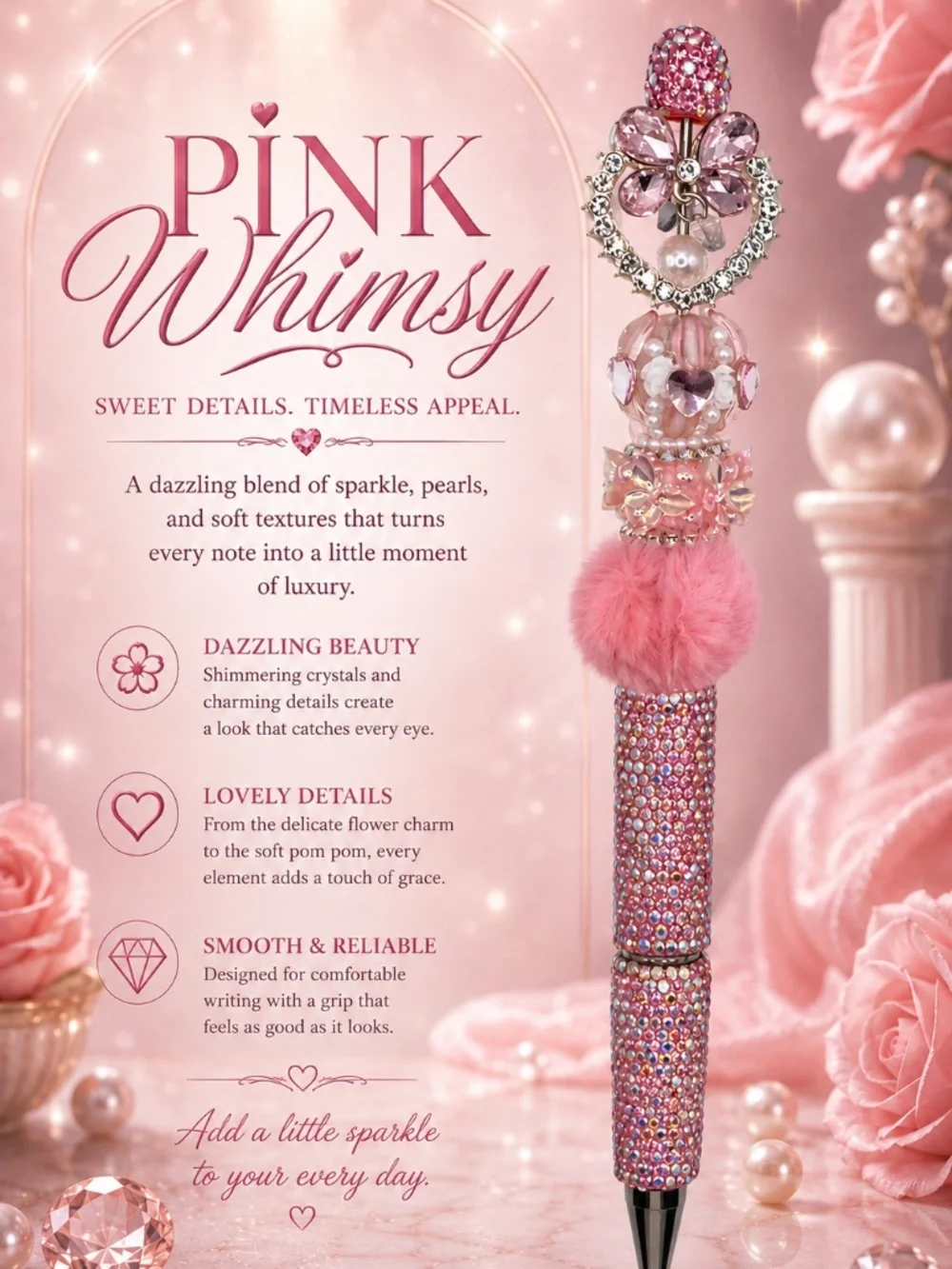 Pink Whimsy Pen